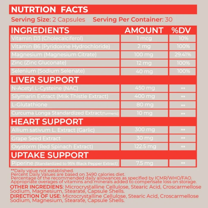 Liver & Heart Shield Transformium Nutrition - Image 3
