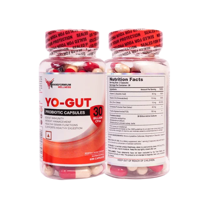 Yo-Gut Probiotic Capsules Transformium Nutrition - Image 2