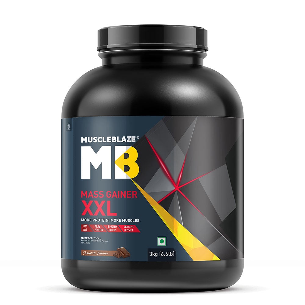 prd_3061189-MuscleBlaze-Mass-Gainer-XXL-with-Complex-Carbs-and-Proteins-in-31-ratio-6.6-lb-Chocolate_o MuscleBlaze Mass Gainer - Image 1