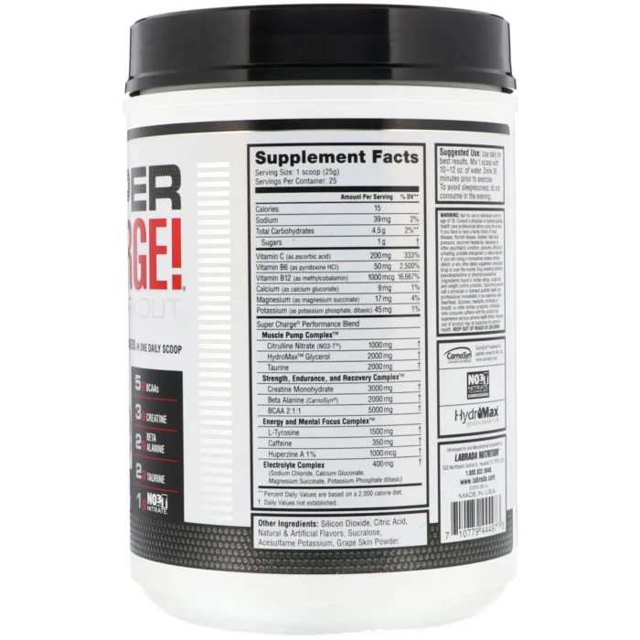 Labrada super charge Preworkout - Image 2