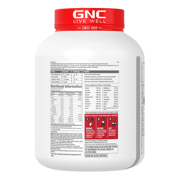 GNC pro 100% whey - Image 2