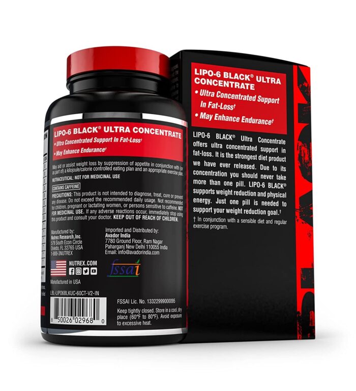 Nutrex Lipo6 Black Ultra - Image 2